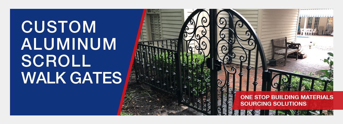 Custom Aluminum Scroll Walk Gates-Hebei Sinostar-1