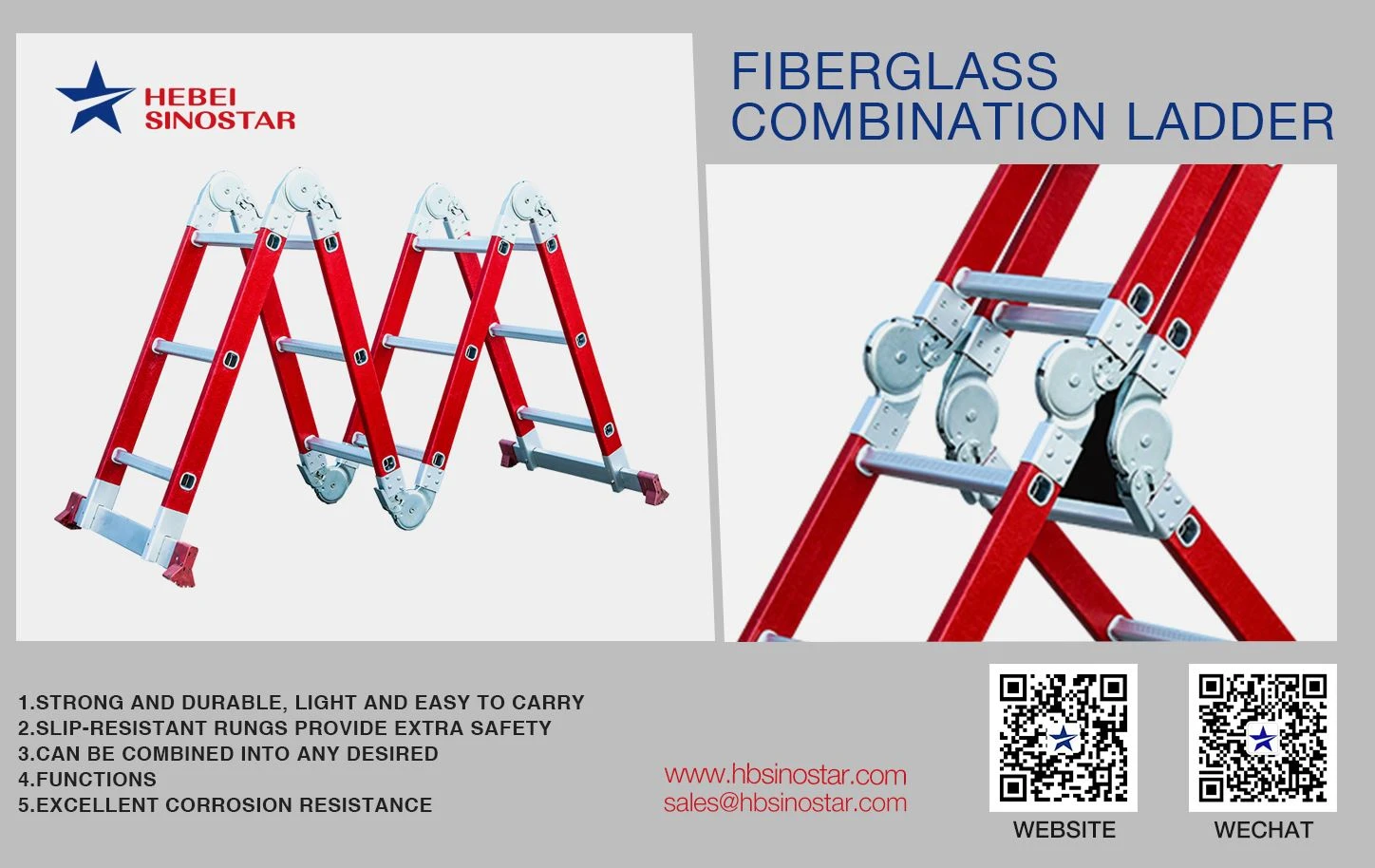 Fiberglass Combination Ladder