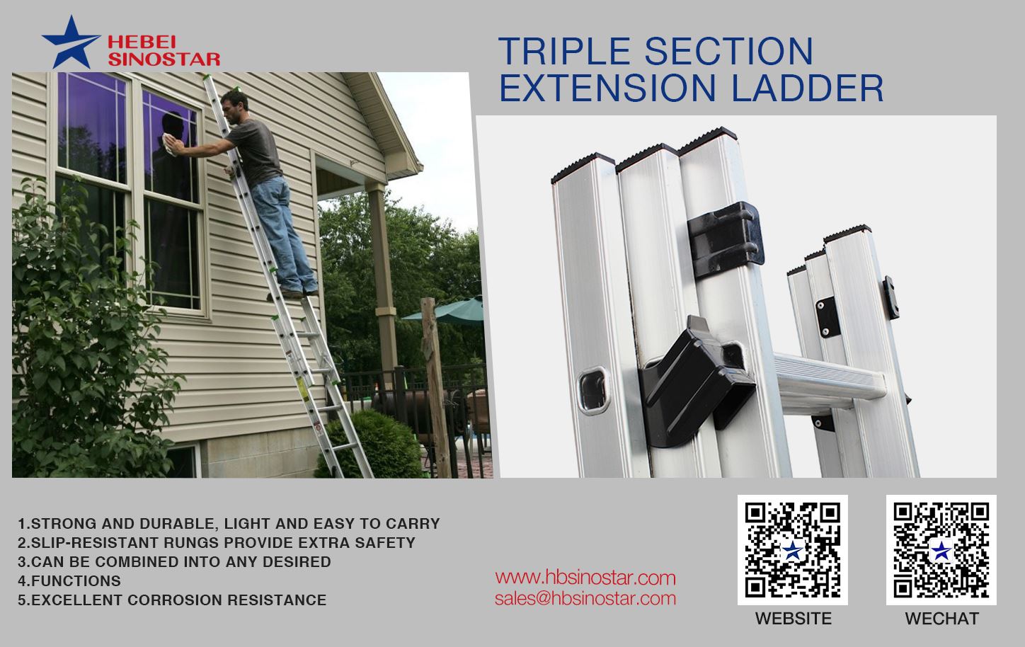 Triple Section Extension Ladder advantage