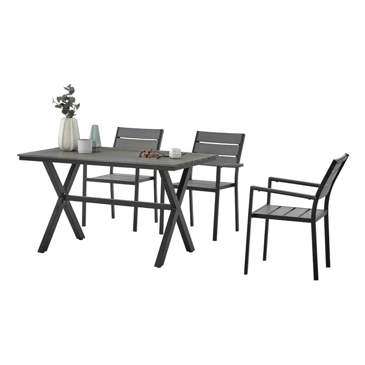 Patio Plastic Wood Dining Table hbsinostar 1